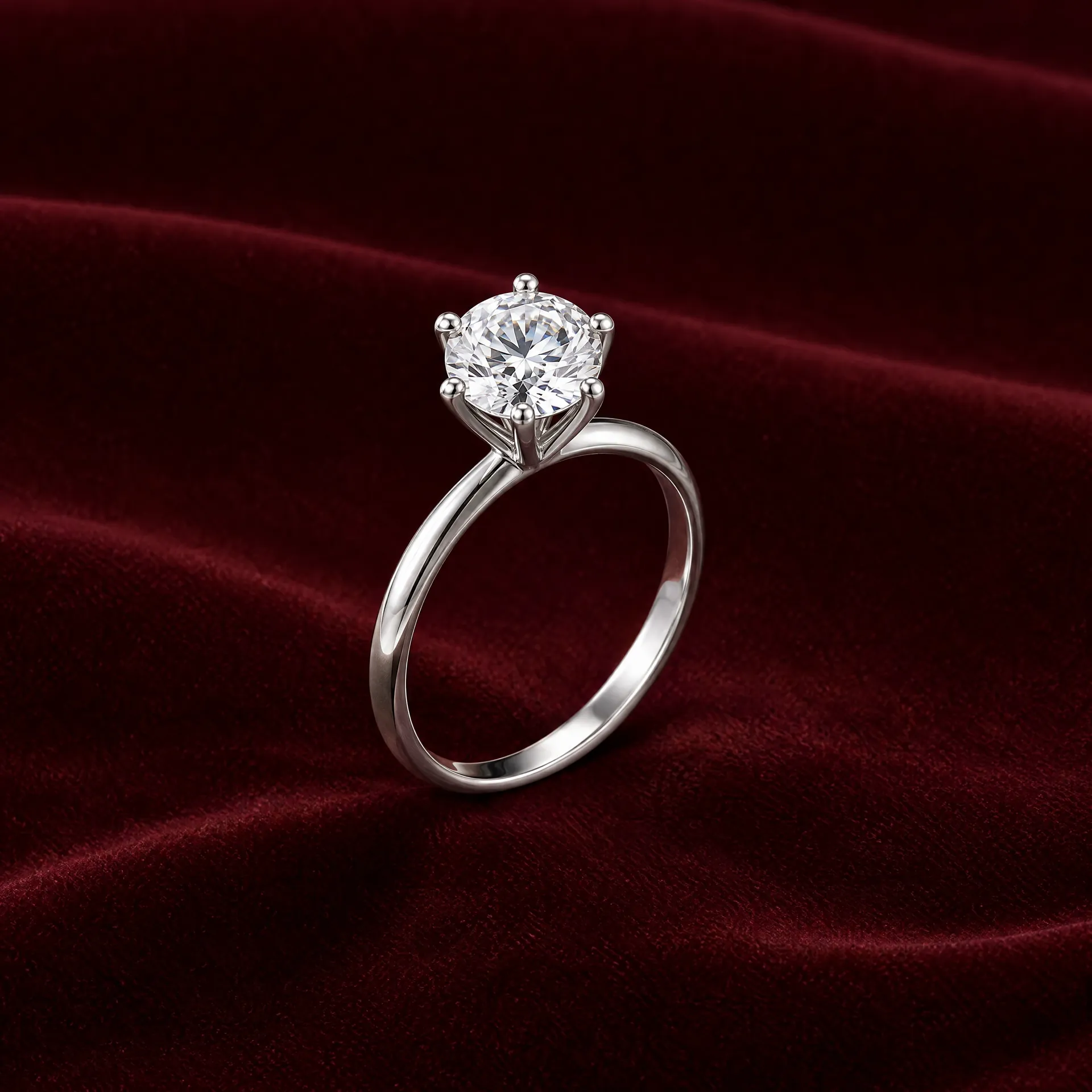 Round Solitaire Ring